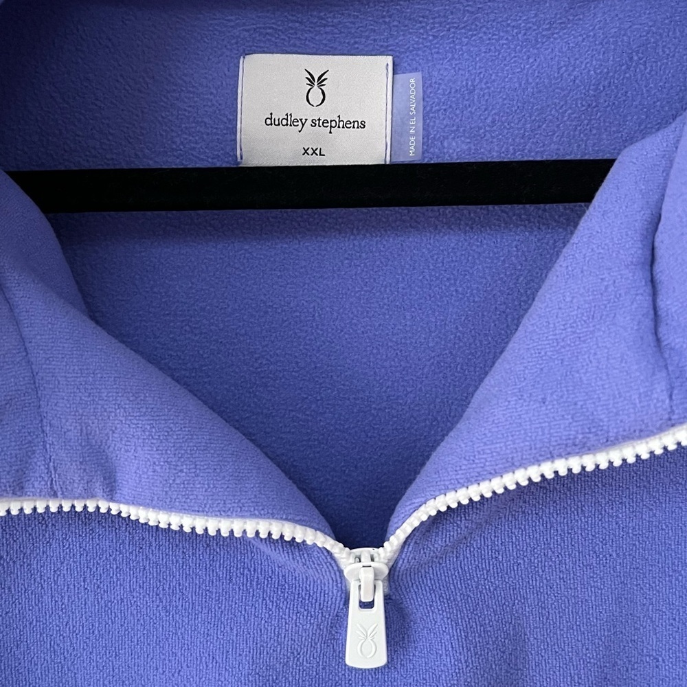 Dudley Stephens Dunning Pullover in Royal Violet - Picture 9 of 9